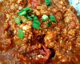 รูปขั้นตอนการทำที่ 2 ของ พริกอ่องเห็ดใส่ไข่  มังสวิรัติ  Tomato Chilli Paste/ Dipping wit