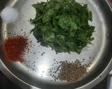 पालक के पराठे (palak ke parathe recipe in Hindi) रेसिपी चरण 1 फोटो