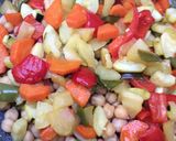 Foto del paso 5 de la receta: Garbanzos fritos con verdura