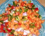A picture of step 3 of Veggie moi moi.