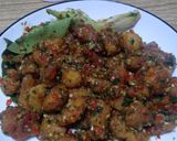 Foto langkah ke 5 dari resep Chiken Popcorn Chili Padi.