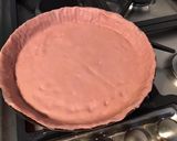 Une image de l'étape 2 de Tarte « skull » fruits rouges (du jardin) et citron pâte brisée rose.