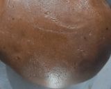 A picture of step 3 of Zimtsterne(Christmas cookies).