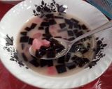 A picture of step 6 of Grass jelly and Sugar Palm Fruits Soup (Es Cincao kolang-kaling) #asian.