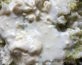 A picture of step 2 of Leftover rice and Lauki Raita.