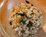 รูปขั้นตอนการทำที่ 4 ของ กระเพราไก่สับไม่ใส่พริก สูตร ไมโครเวฟ
