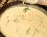 A picture of step 8 of Chicken fettuccine pasta in white sauce.