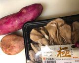 A picture of step 1 of Japanese Sweet Potato Rice.