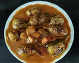 A picture of step 8 of Spicy baby brinjal curry.