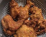 A picture of step 3 of Korean style fried chicken.