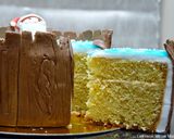 Foto del paso 8 de la receta: Tarta fondant de Papá Noel