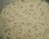 A picture of step 1 of Desi Chicken chowmein.