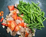 Foto langkah ke 2 dari resep Oseng Buncis Daging.