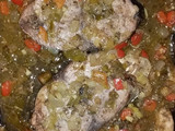 Pescado al horno con vegetales
