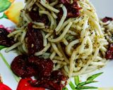 Foto del paso 1 de la receta: PASTA,🍝Pesto🌿y Tomates Secos...!