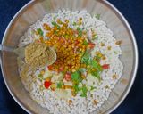 A picture of step 7 of Jhal muri.