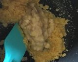 A picture of step 1 of Banana Halwa.