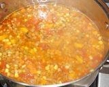A picture of step 3 of Vegan Garden Lentil Soup.