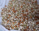 A picture of step 1 of Misal sprouted dal chana.