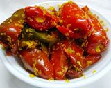 A picture of step 3 of Red Chilli Aacchhar.