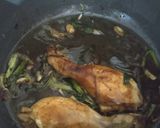 A picture of step 2 of Spring onion chicken drumsticks.