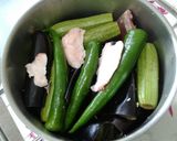 صورة لخطوة 4 من وصفة محاشي كوسا وباذنجان وفليفلة مع لحم الخاروف بعضمو 🍆🍅🍖🌶🌶🌶
