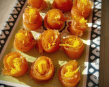 Foto del paso 5 de la receta: Canapés variados con huevo hilado casero