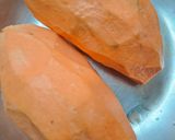 Foto langkah ke 1 dari resep Cake Ubi Orange.