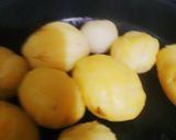 A picture of step 1 of Makhana pudding.