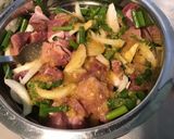 Une image de l'étape 6 de Porc mariné aux deux oignons (marinade maison et cuisson à la plancha).