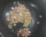A picture of step 1 of Onion soup.