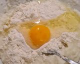 A picture of step 2 of Cauliflower based pizza.
