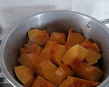 Foto langkah ke 1 dari resep Kue Talam Labu Kuning Lumer.