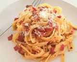 A picture of step 5 of Fettuccine in oil and garlic sauce (Aglio E Olio).