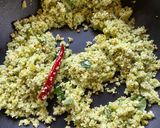 A picture of step 8 of Mysore style Masala Dosa.
