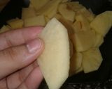 Foto del paso 1 de la receta: Tortilla de papa con cebolla y morrón