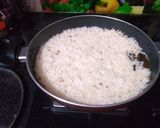 A picture of step 6 of Jeera rice.