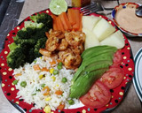 Foto del paso 15 de la receta: Camarones con arroz blanco y verduras