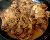 A picture of step 8 of My Pork Chops in Mustard Mushroom Sauce 💙.