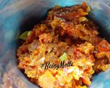 A picture of step 3 of Kaju-Gathiya Nu Shaak(Curry).