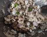 A picture of step 3 of Chilli Paneer Burji.