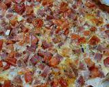 Foto del paso 4 de la receta: Tarta básica de jamón, queso y tomate