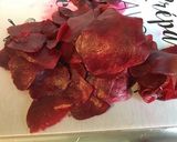 Une image de l'étape 3 de Carpaccio de betteraves rouges aux concombre et pancetta.