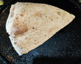 A picture of step 3 of Gud paratha with multigrain flour.