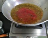 A picture of step 3 of Cheesy Masala pav.