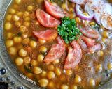 A picture of step 5 of Khatyawari cholay chaat.