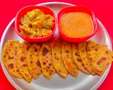 A picture of step 2 of Chana Dal Paratha.