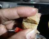 A picture of step 1 of Soya chunks tikka.