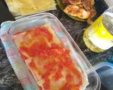 Foto del paso 5 de la receta: Lasagna de milanesa de pollo