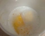 A picture of step 1 of Peanut butter-banana mug muffins.